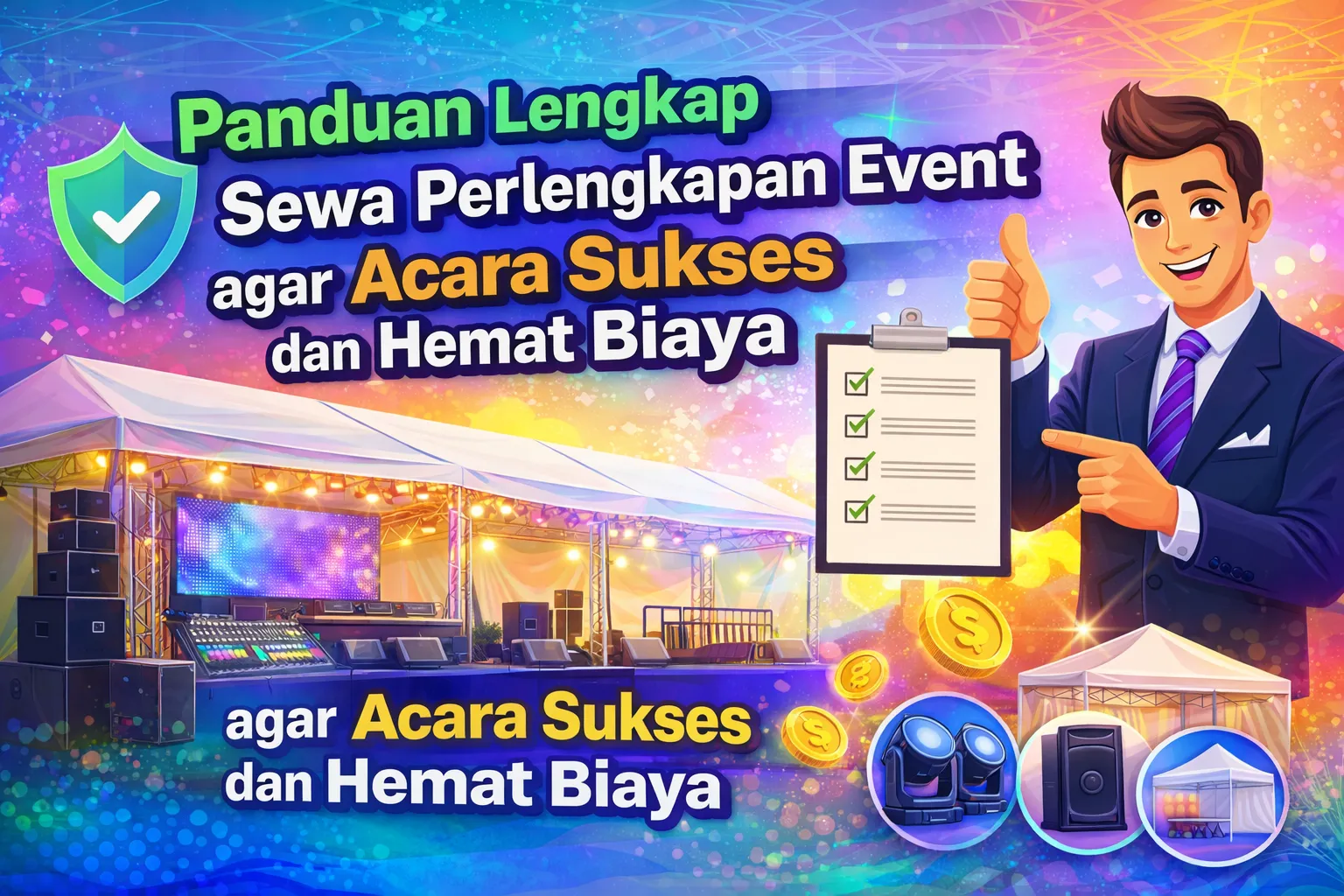 Panduan Sewa Perlengkapan Event agar Acara Sukses dan Hemat