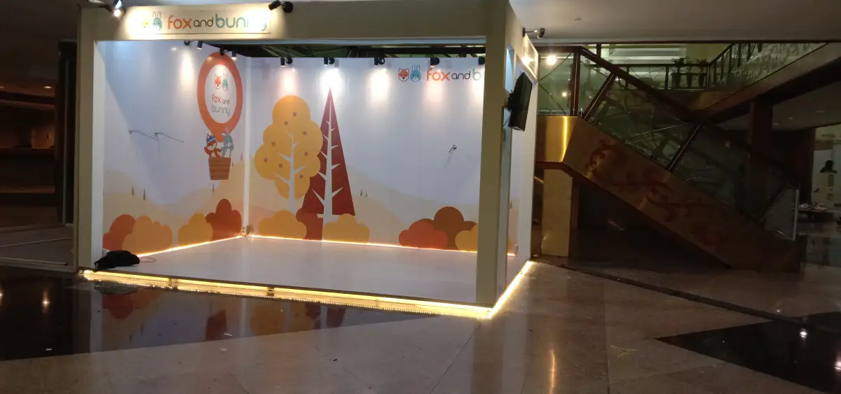 BOOTH FOX AND BUNNY - Project Gallery Image