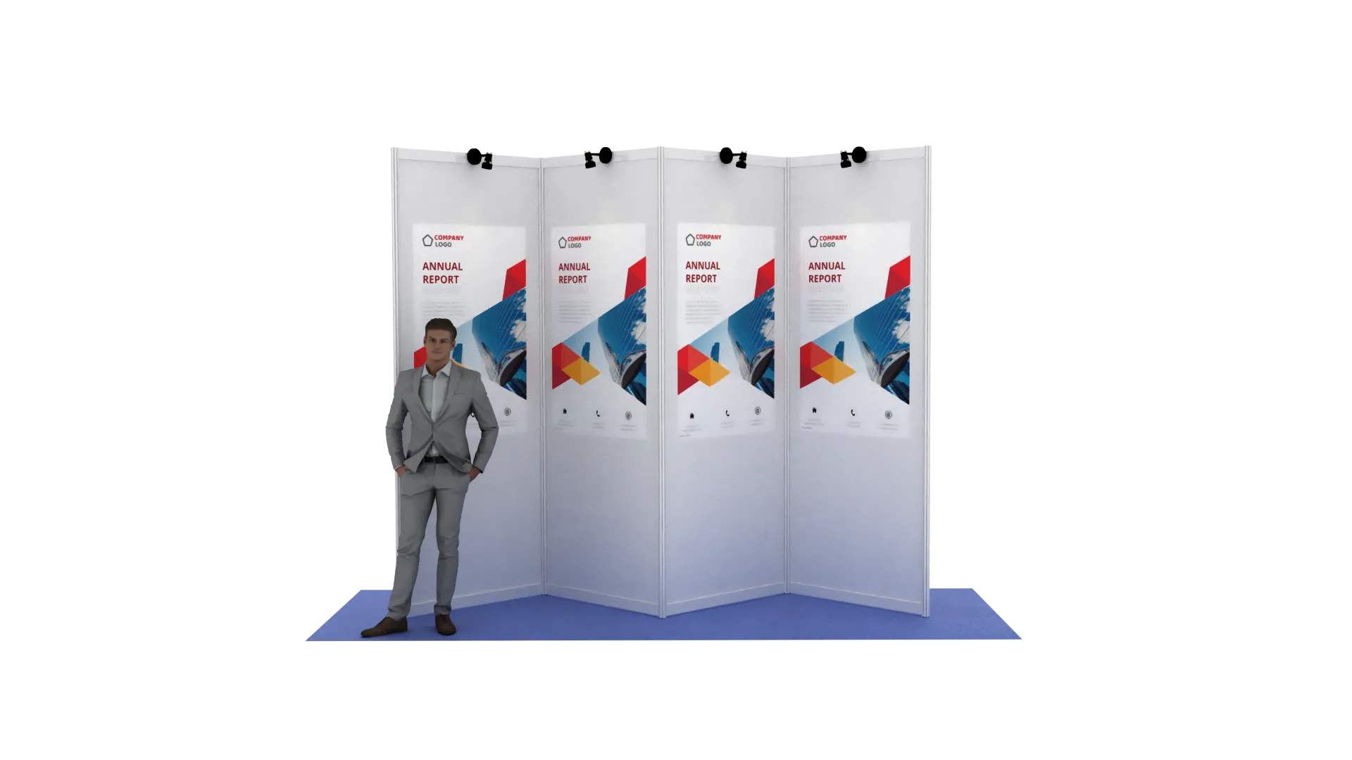 Panel Partisi Pameran Coating